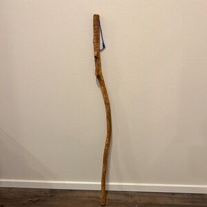 Handmade Wooden Hiking Walking Stick